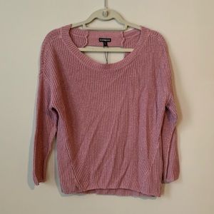 blush sweater